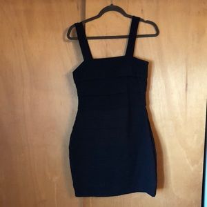 Express Black Bandage Dress